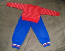 Set - Pullover+Latzhose blau