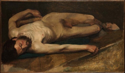 Edgar degas männlicher akt - -,