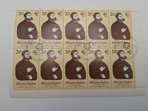 Ddr 1983 martin luther - ddr,