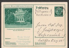 D.Reich - Ganzsache - Bildpostkarte - Nordhausen,Stadttheater - gelaufen