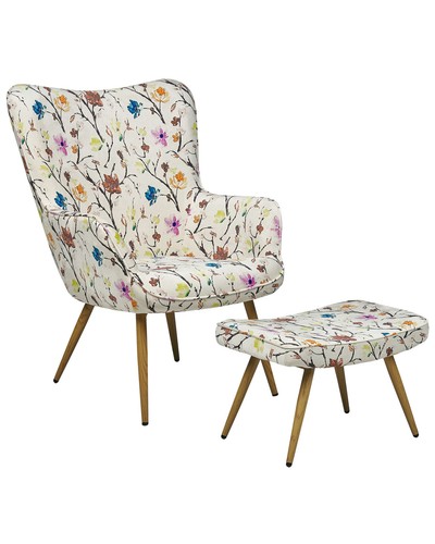 Ohrensessel mit hocker bunt - ohrensessel,