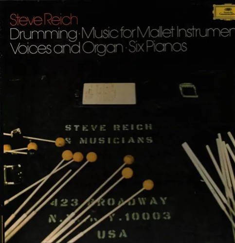 Steve reich hartenberger - lp,