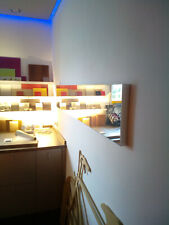 Spiegel, Designspiegel, Metallspiegel, 30x180cm, Standspiegel, Wandspiegel, BMB