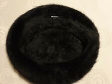 Kangol Damen Basken Mütze Angora Schwarz