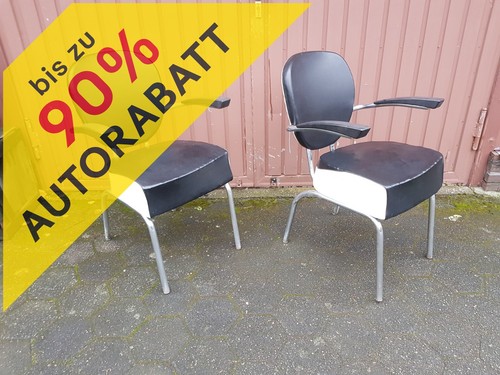 Art deco stahlrohr stühle - 2,