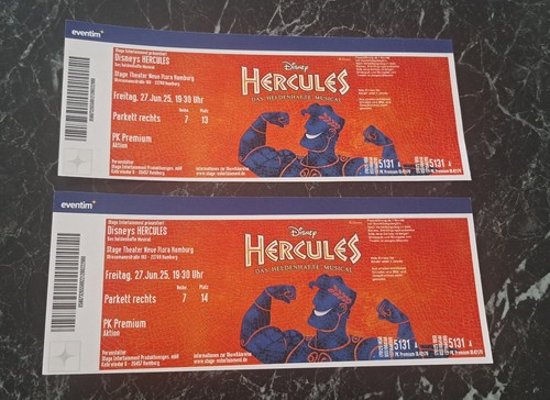 Hercules musical 2 karten - musical,