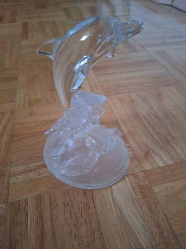 Vintage delfin glas deko - vintage,