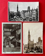 3 x Foto AK DANZIG um 1930