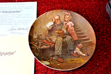 Sammelteller Norman Rockwell "Heritage" NEU The Gobbler" von 1978 limitiert OVP