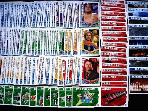 Topps wwe wrestling - wwe,