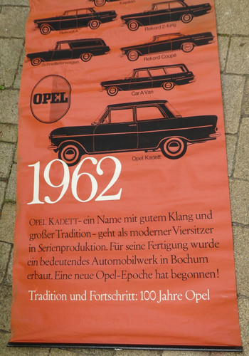 Orig rolle 1962 opel 100 - opel,
