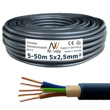 NYY-J 5x2,5 mm², 5 bis 50 m