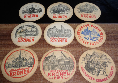 Alte bierdeckel lüneburger - 9,