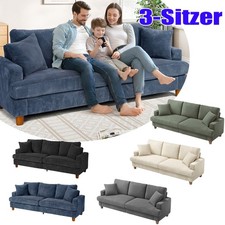 Corduroy 3/4-Sitzer-Sofa
