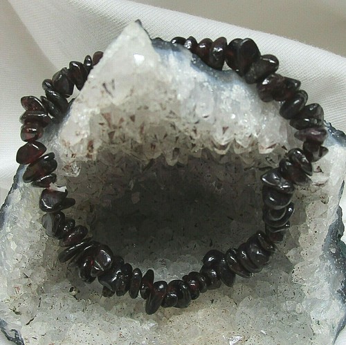 Granat edelstein armband - granat,