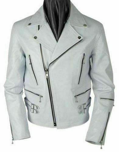 Herren retro style weiß - herren, biker