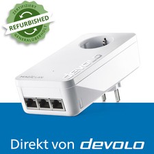devolo Magic 2 LAN triple Powerline 2400 Mbps 3x Gbit LAN-Anschluss 1x Adapter