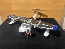 PLAYMOBIL  4445 Polizei Wasser-Flugzeug Coast Guard schwimmfähig mit 2 Figuren