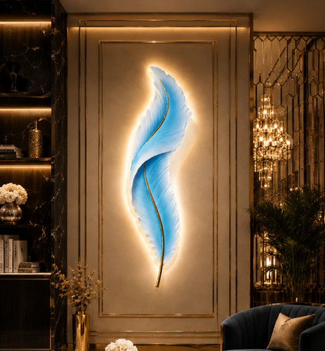 Moderne led feder - led, wand