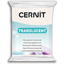 Cernit 6x Translucent 56g, Weiß transluzent - Weiß transluzent CE0920056005C