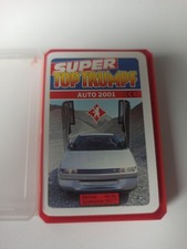 Quartett Super Trumpf "Auto 2001" Berliner Spielkarten, Nr. 08277, inkl. Case