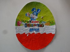 Ferrero / Folie auf Alu / Maxi Ei / 2024 / Blauer Osterhase - 17 x 14 cm groß