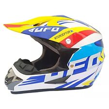 Crosshelm Helm Motorradhelm Motocrosshelm Motorrad Jethelm Racing grün Quad ATV