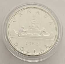 1$ Canada 1965,Kanu/Elizabeth