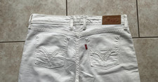 Levi’s, Levis, Damen Jeans, weiß, Modell 627 Straight Fit, W30 L32