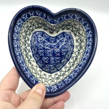 Kleine Bunzlauer Keramik Herz