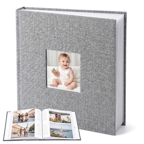 10cm leinen fotoalbum - 15,