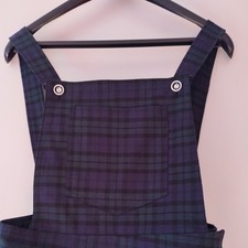 Latzkleid Sugar Shock Karo Tartan S 36 Blau Grün Rockabilly Vintage Wie Neu