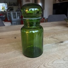 Vintage Apothekerglas Grün