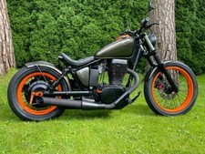 Bobber Stahlfender 150x650 mm breiter rund 1,5 mm für Suzuki LS650 Chopper