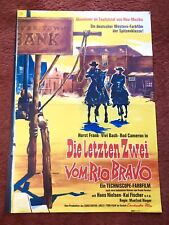 Die Letzten zwei vom Rio Bravo Kinoplakat Poster A1, Western, Hans Nielsen