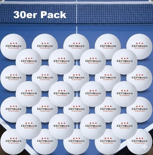30x keypower tischtennisbälle - 30x,