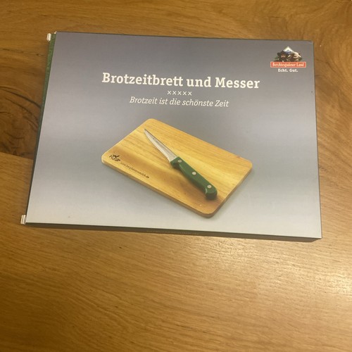 Brotzeitbrett und messer - brotzeitbrett,