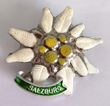 Edelweiß - Anstecker Hutnadel Anstecknadel Brosche / Tracht, Salzburg 