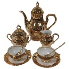 Mokkaservice für 2 Personen Lorenz Gold
