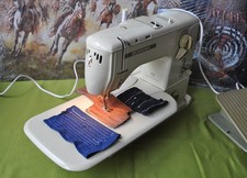 Bernina 731 Record Nähmaschine Made Schweiz Einsatz bereit & Gewartet Koffer TOP