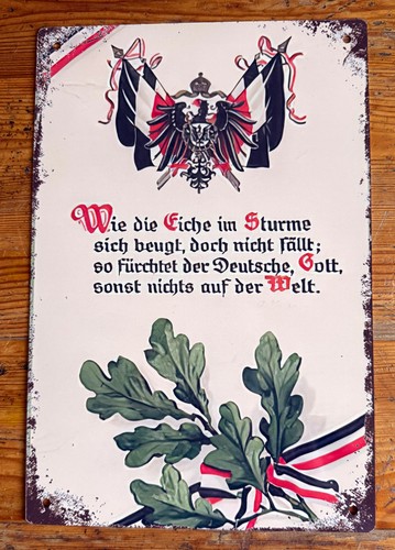 Retro blechschild deutsches - retro,