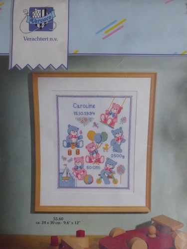 Stickpackung kreuzstich baby - stickpackung,