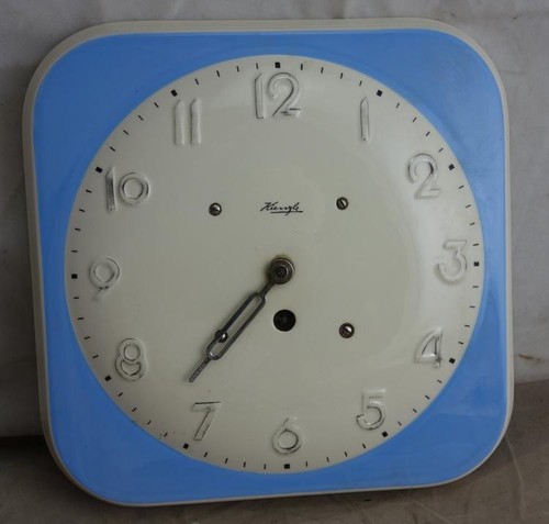 Alte keramik wanduhr - alte,