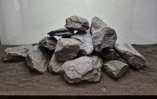 Aquarium Steine Aquascaping Basalt Barsche schwarz  8kg Größe S 5 - 10 cm