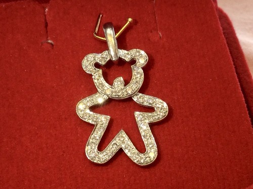 Gold diamanten anhänger - diamanten,