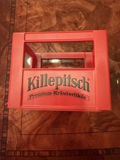 Killepitsch Flaschenkasten für 12 Flaschen 0,02 l, rot , schwarzer Druck