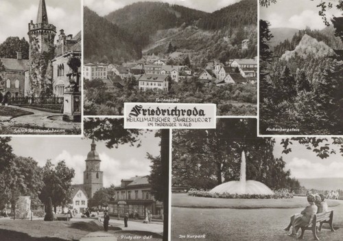 Ansichtskarte friedrichroda - ansichtskarte,