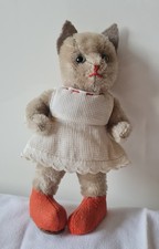 KERSA Katze hellgrau mit Kleid