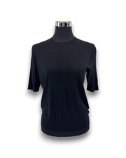 COS Damen Shirt Gr. S Schwarz