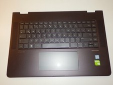 HP Spectre X360 15-bl German Keyboard Cover, Deutsche QWERTZ Tastatur, Touch Pad